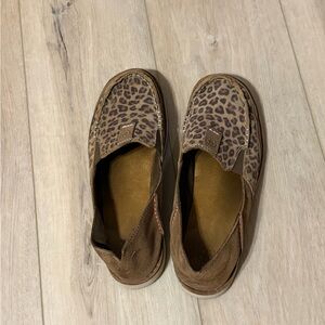 Ariat Brown Leopard Print Flats